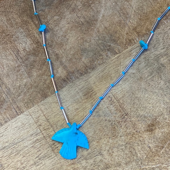 Vintage 70s Navajo Necklace - Picture 4 of 4